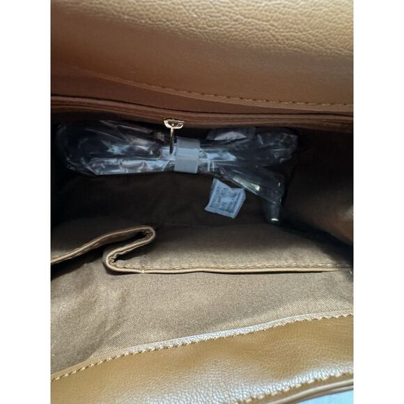 Badgley Mischka Fur‎ Border Satchel Bag NWT - Picture 5 of 9